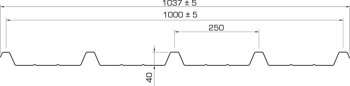 ISOPAN 5 SICKEN Stärke 1 mm