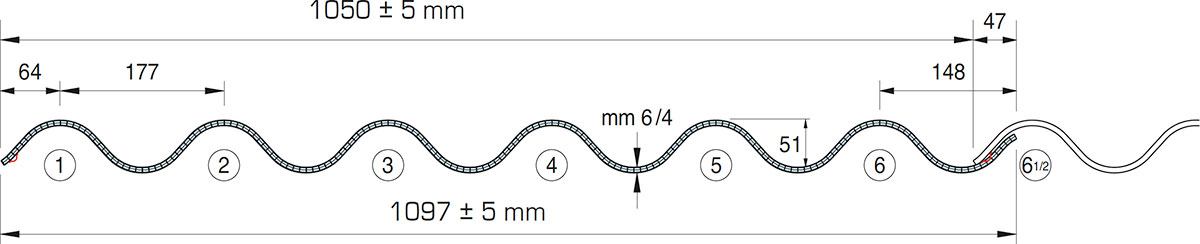 Zeichnung Breite 1097