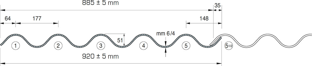 Zeichnung Breite 920