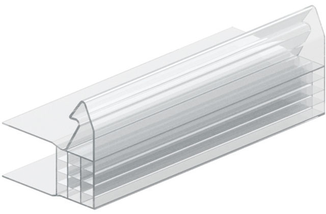 Unterbrechungsprofil aus Polycarbonat